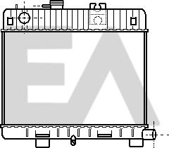 EACLIMA 31R07051 - Радиатор, охлаждане на двигателя vvparts.bg