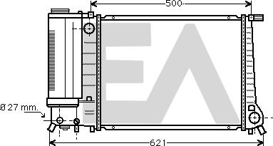 EACLIMA 31R07061 - Радиатор, охлаждане на двигателя vvparts.bg