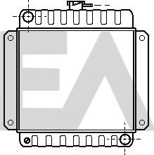 EACLIMA 31R07009 - Радиатор, охлаждане на двигателя vvparts.bg