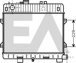 EACLIMA 31R07013 - Радиатор, охлаждане на двигателя vvparts.bg