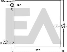 EACLIMA 31R07149 - Радиатор, охлаждане на двигателя vvparts.bg