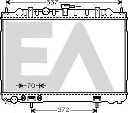 EACLIMA 31R18095 - Радиатор, охлаждане на двигателя vvparts.bg