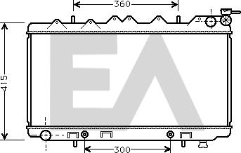 EACLIMA 31R18065 - Радиатор, охлаждане на двигателя vvparts.bg