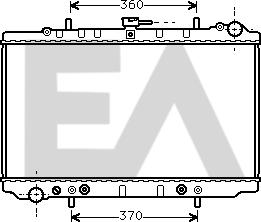 EACLIMA 31R18066 - Радиатор, охлаждане на двигателя vvparts.bg