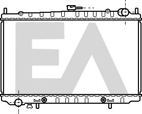 EACLIMA 31R18074 - Радиатор, охлаждане на двигателя vvparts.bg