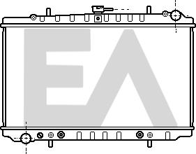 EACLIMA 31R18073 - Радиатор, охлаждане на двигателя vvparts.bg