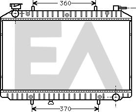 EACLIMA 31R18168 - Радиатор, охлаждане на двигателя vvparts.bg