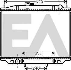 EACLIMA 31R18181 - Радиатор, охлаждане на двигателя vvparts.bg