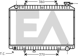 EACLIMA 31R18170 - Радиатор, охлаждане на двигателя vvparts.bg