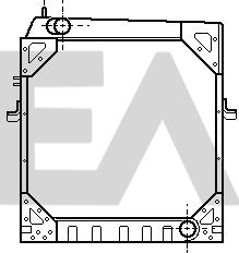 EACLIMA 31R30009 - Радиатор, охлаждане на двигателя vvparts.bg