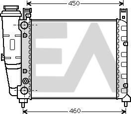 EACLIMA 31R25006 - Радиатор, охлаждане на двигателя vvparts.bg