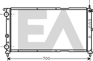 EACLIMA 31R25087 - Радиатор, охлаждане на двигателя vvparts.bg