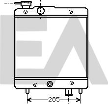 EACLIMA 31R25072 - Радиатор, охлаждане на двигателя vvparts.bg