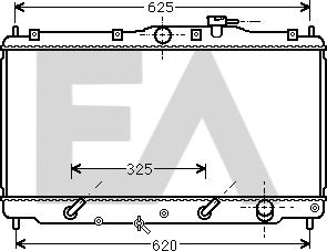 EACLIMA 31R26006 - Радиатор, охлаждане на двигателя vvparts.bg