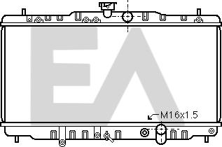 EACLIMA 31R26018 - Радиатор, охлаждане на двигателя vvparts.bg