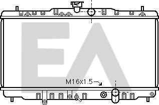 EACLIMA 31R26017 - Радиатор, охлаждане на двигателя vvparts.bg