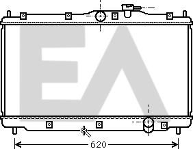 EACLIMA 31R26032 - Радиатор, охлаждане на двигателя vvparts.bg