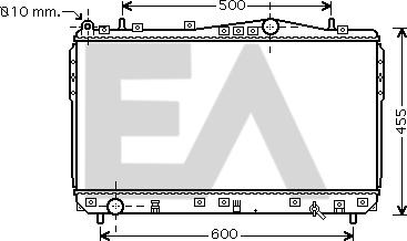 EACLIMA 31R20051 - Радиатор, охлаждане на двигателя vvparts.bg