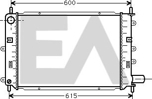 EACLIMA 31R22046 - Радиатор, охлаждане на двигателя vvparts.bg