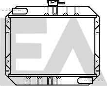 EACLIMA 31R22010 - Радиатор, охлаждане на двигателя vvparts.bg