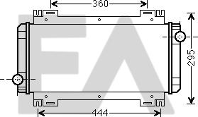 EACLIMA 31R22023 - Радиатор, охлаждане на двигателя vvparts.bg