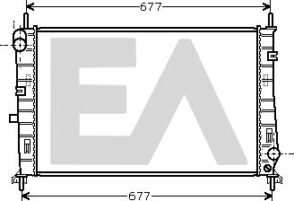 EACLIMA 31R22110 - Радиатор, охлаждане на двигателя vvparts.bg
