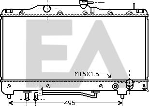 EACLIMA 31R71094 - Радиатор, охлаждане на двигателя vvparts.bg