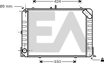 EACLIMA 31R71060 - Радиатор, охлаждане на двигателя vvparts.bg