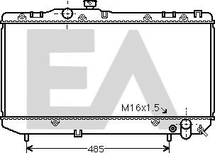 EACLIMA 31R71063 - Радиатор, охлаждане на двигателя vvparts.bg