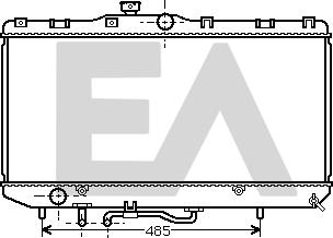 EACLIMA 31R71067 - Радиатор, охлаждане на двигателя vvparts.bg