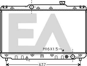 EACLIMA 31R71011 - Радиатор, охлаждане на двигателя vvparts.bg