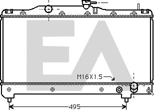 EACLIMA 31R71077 - Радиатор, охлаждане на двигателя vvparts.bg