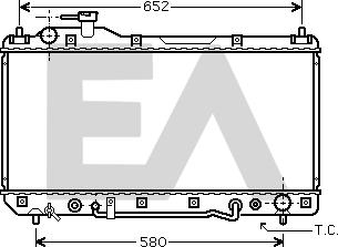 EACLIMA 31R71144 - Радиатор, охлаждане на двигателя vvparts.bg