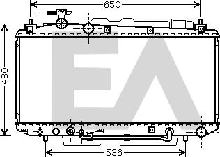 EACLIMA 31R71146 - Радиатор, охлаждане на двигателя vvparts.bg