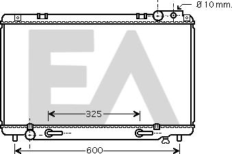 EACLIMA 31R71177 - Радиатор, охлаждане на двигателя vvparts.bg