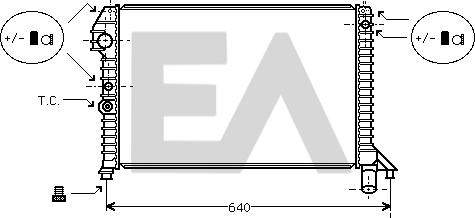 EACLIMA 31R78019 - Радиатор, охлаждане на двигателя vvparts.bg