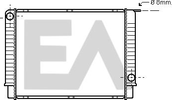 EACLIMA 31R78037 - Радиатор, охлаждане на двигателя vvparts.bg