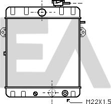 EACLIMA 31R77009 - Радиатор, охлаждане на двигателя vvparts.bg