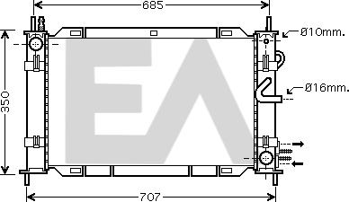 EACLIMA 38F22001 - Охлаждащ модул vvparts.bg