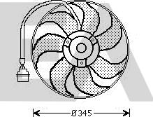 EACLIMA 33V02007 - Вентилатор, охлаждане на двигателя vvparts.bg