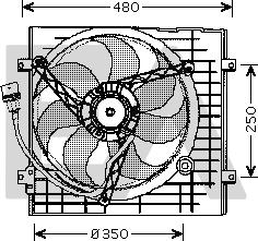 EACLIMA 33V77004 - Вентилатор, охлаждане на двигателя vvparts.bg