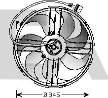 EACLIMA 33V77010 - Вентилатор, охлаждане на двигателя vvparts.bg