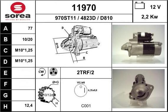 EAI 11970 - Стартер vvparts.bg