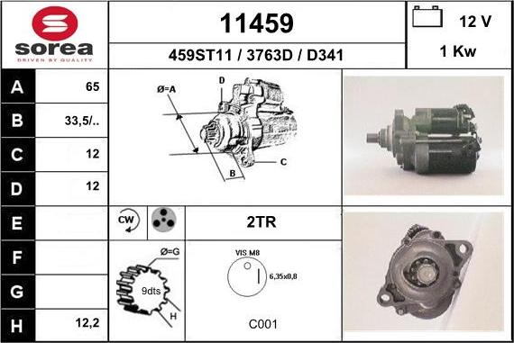 EAI 11459 - Стартер vvparts.bg