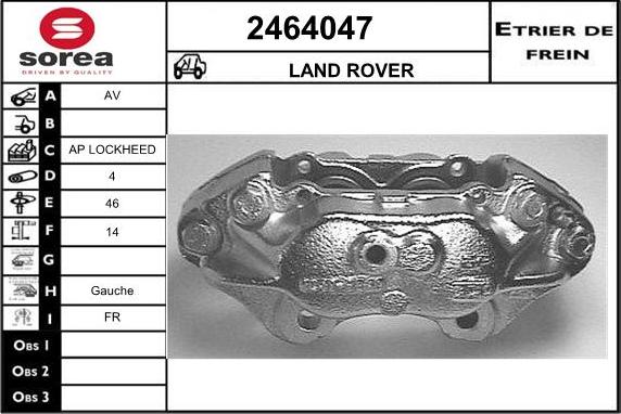 EAI 2464047 - Спирачен апарат vvparts.bg