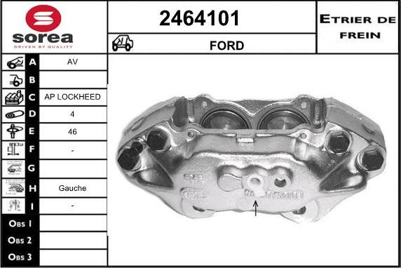 EAI 2464101 - Спирачен апарат vvparts.bg