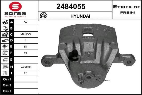 EAI 2484055 - Спирачен апарат vvparts.bg