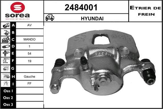 EAI 2484001 - Спирачен апарат vvparts.bg