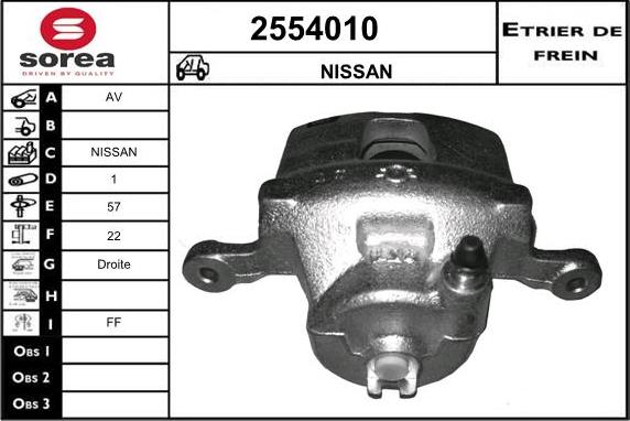 EAI 2554010 - Спирачен апарат vvparts.bg