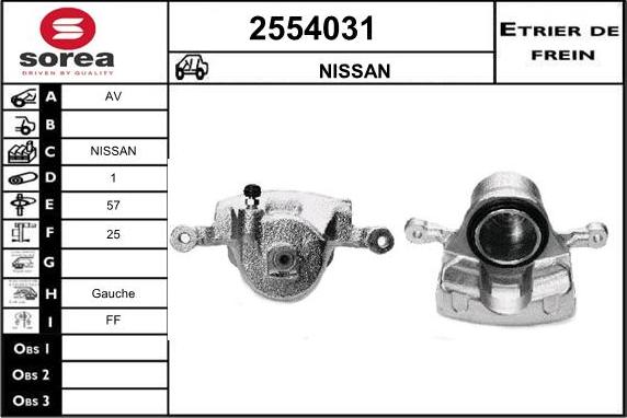 EAI 2554031 - Спирачен апарат vvparts.bg